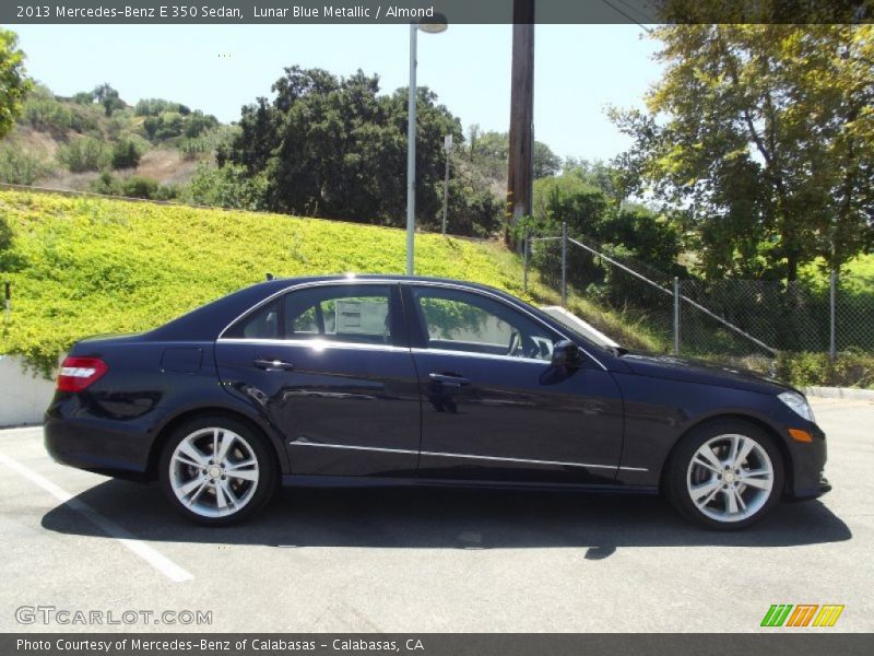 Lunar Blue Metallic / Almond 2013 Mercedes-Benz E 350 Sedan