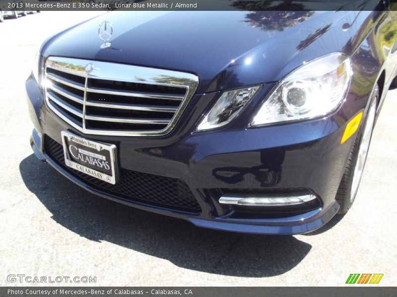 Lunar Blue Metallic / Almond 2013 Mercedes-Benz E 350 Sedan