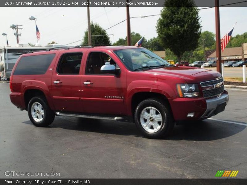 Sport Red Metallic / Morroco Brown/Ebony 2007 Chevrolet Suburban 1500 Z71 4x4