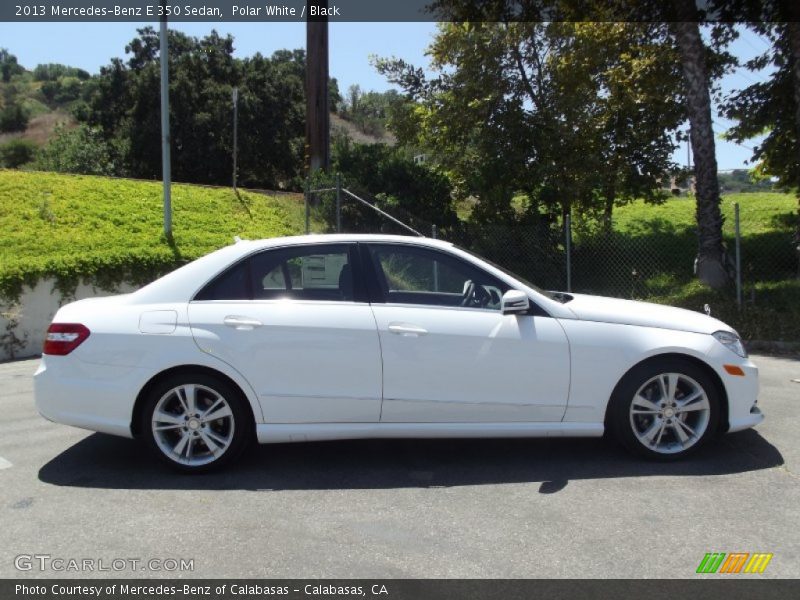 Polar White / Black 2013 Mercedes-Benz E 350 Sedan