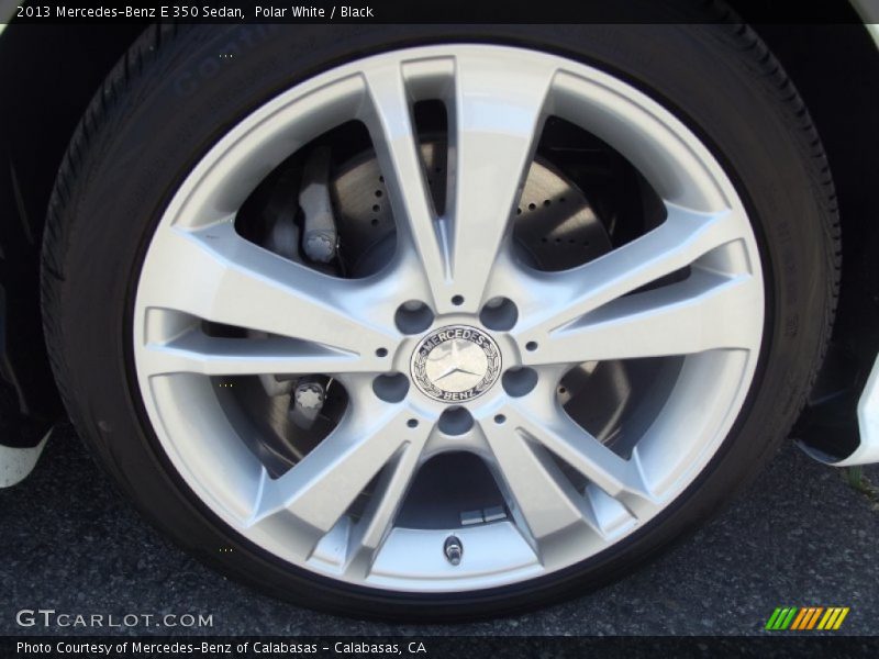 Polar White / Black 2013 Mercedes-Benz E 350 Sedan