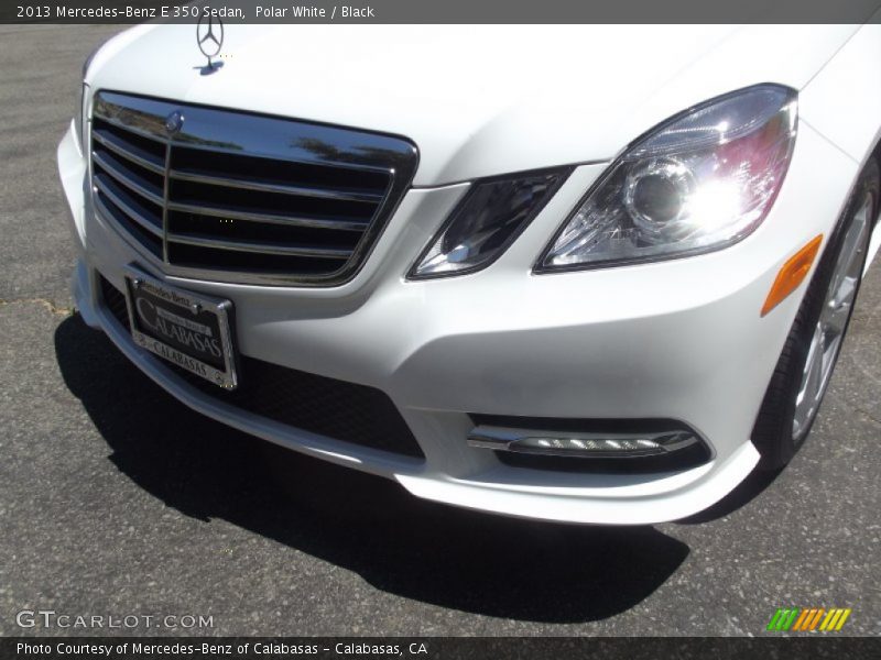 Polar White / Black 2013 Mercedes-Benz E 350 Sedan