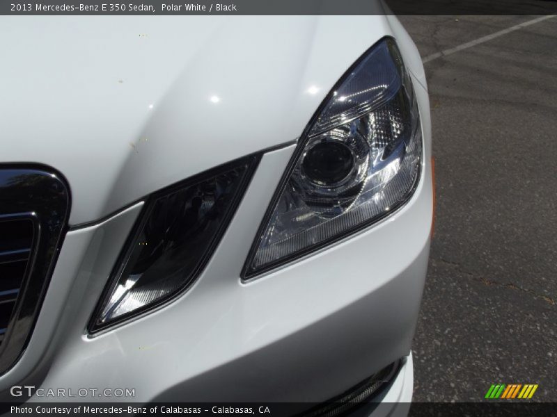 Polar White / Black 2013 Mercedes-Benz E 350 Sedan