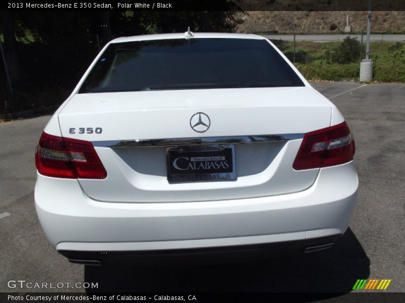 Polar White / Black 2013 Mercedes-Benz E 350 Sedan