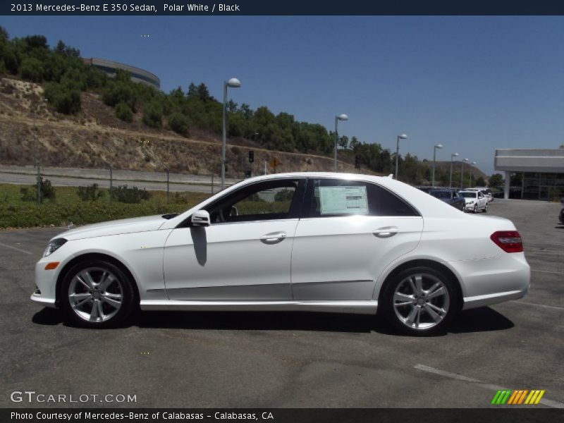 Polar White / Black 2013 Mercedes-Benz E 350 Sedan