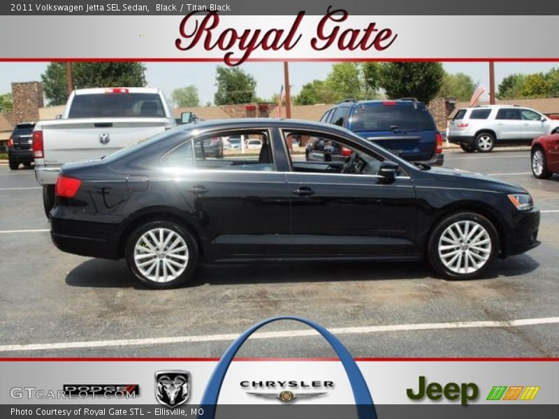 Black / Titan Black 2011 Volkswagen Jetta SEL Sedan