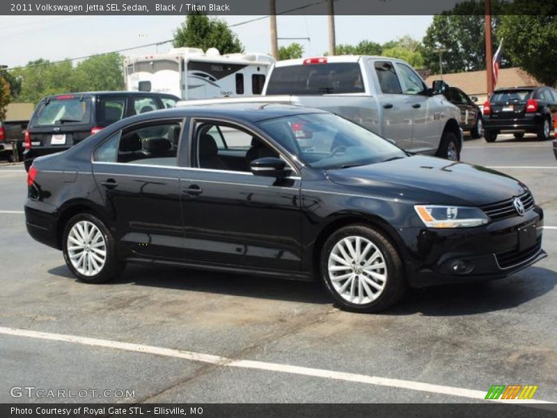 Black / Titan Black 2011 Volkswagen Jetta SEL Sedan