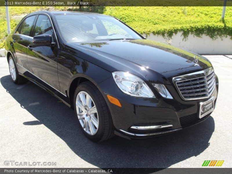 Black / Black 2013 Mercedes-Benz E 350 Sedan