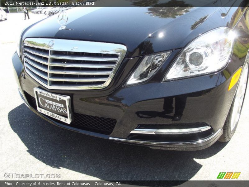 Black / Black 2013 Mercedes-Benz E 350 Sedan
