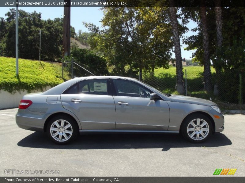 Palladium Silver Metallic / Black 2013 Mercedes-Benz E 350 Sedan