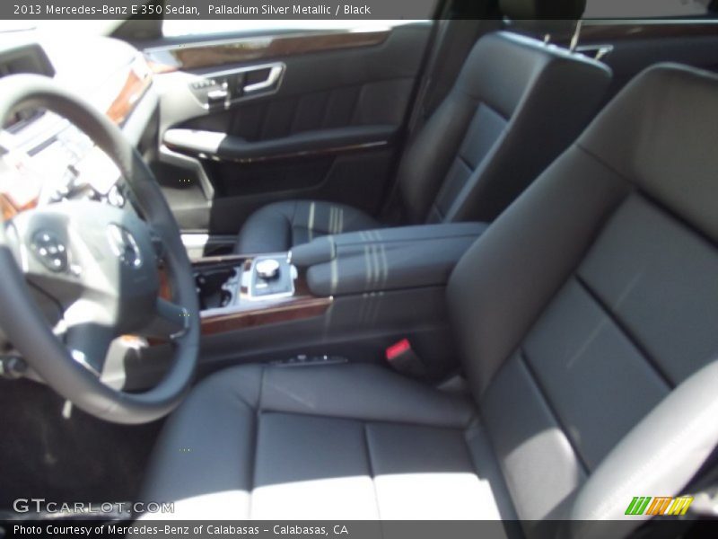 Palladium Silver Metallic / Black 2013 Mercedes-Benz E 350 Sedan