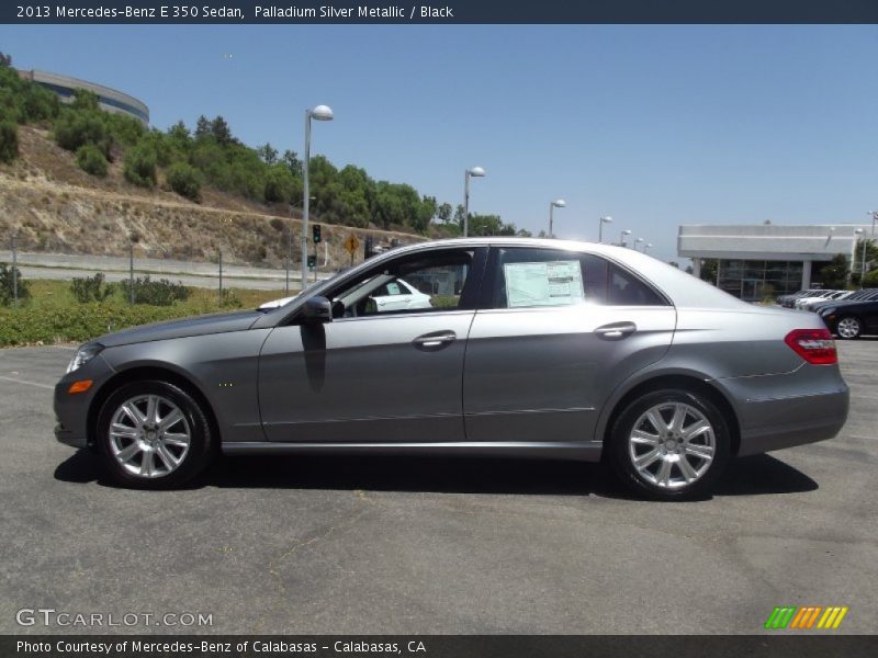 Palladium Silver Metallic / Black 2013 Mercedes-Benz E 350 Sedan