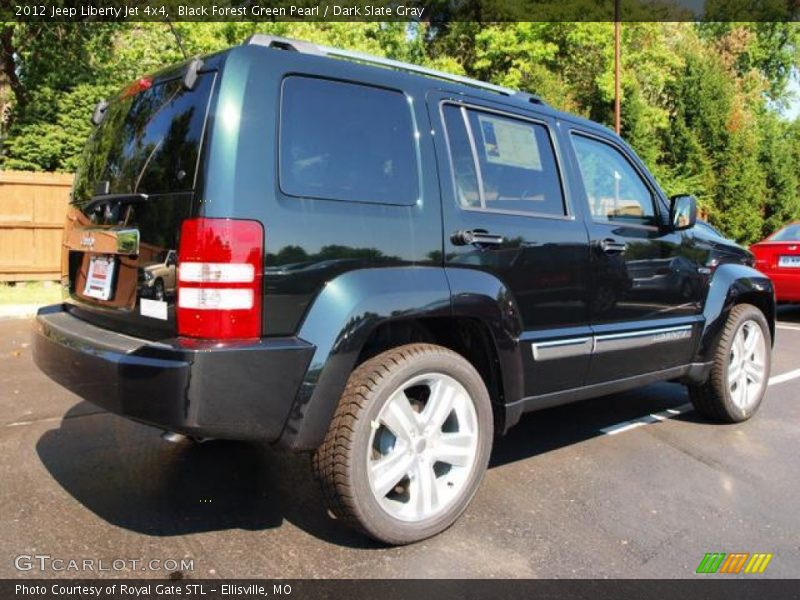 Black Forest Green Pearl / Dark Slate Gray 2012 Jeep Liberty Jet 4x4