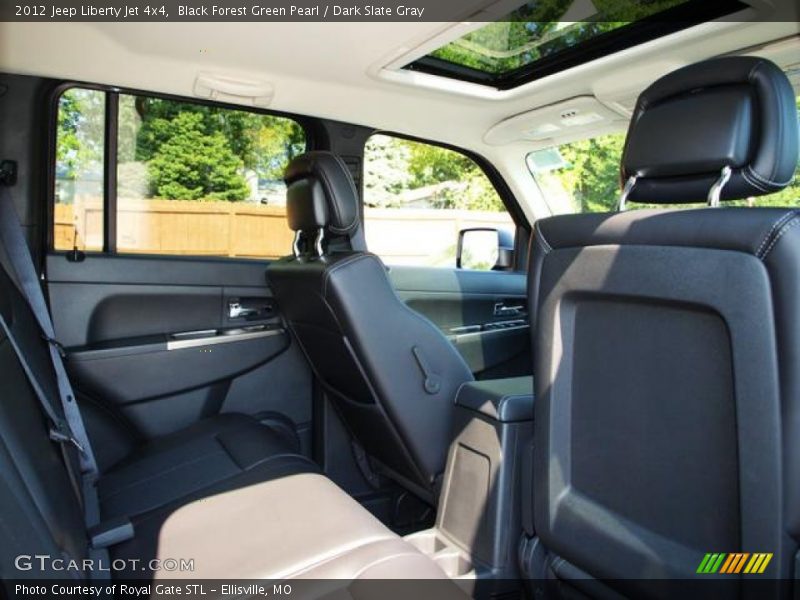 Black Forest Green Pearl / Dark Slate Gray 2012 Jeep Liberty Jet 4x4