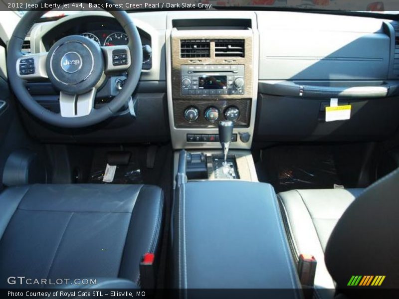 Black Forest Green Pearl / Dark Slate Gray 2012 Jeep Liberty Jet 4x4