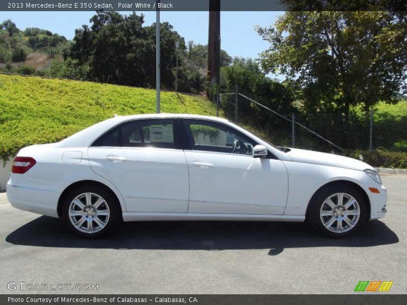 Polar White / Black 2013 Mercedes-Benz E 350 Sedan