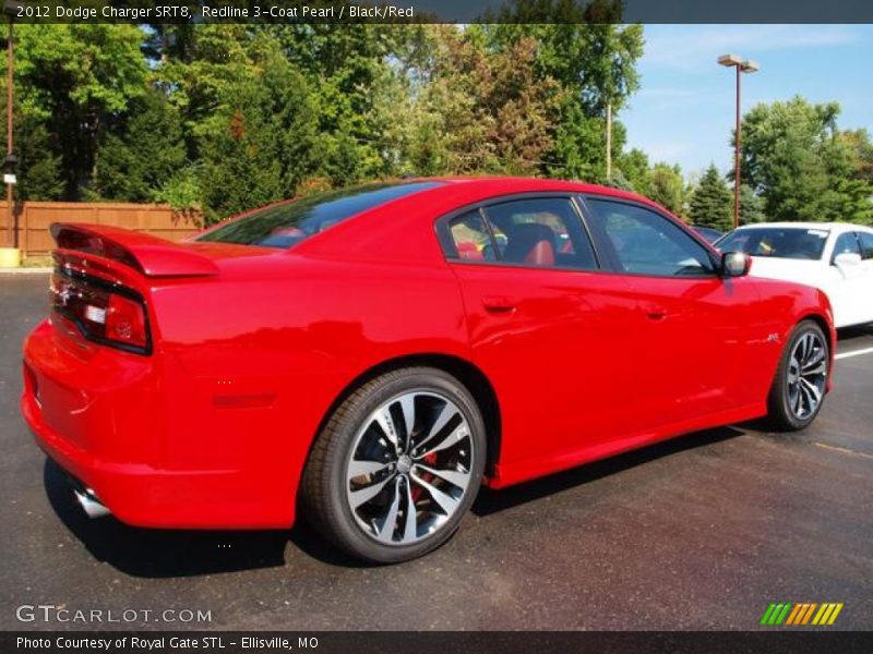 Redline 3-Coat Pearl / Black/Red 2012 Dodge Charger SRT8