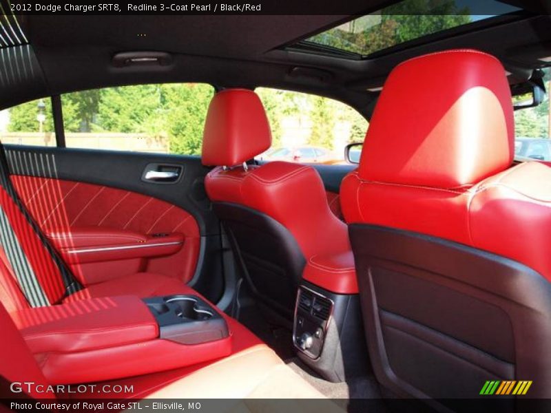 Redline 3-Coat Pearl / Black/Red 2012 Dodge Charger SRT8
