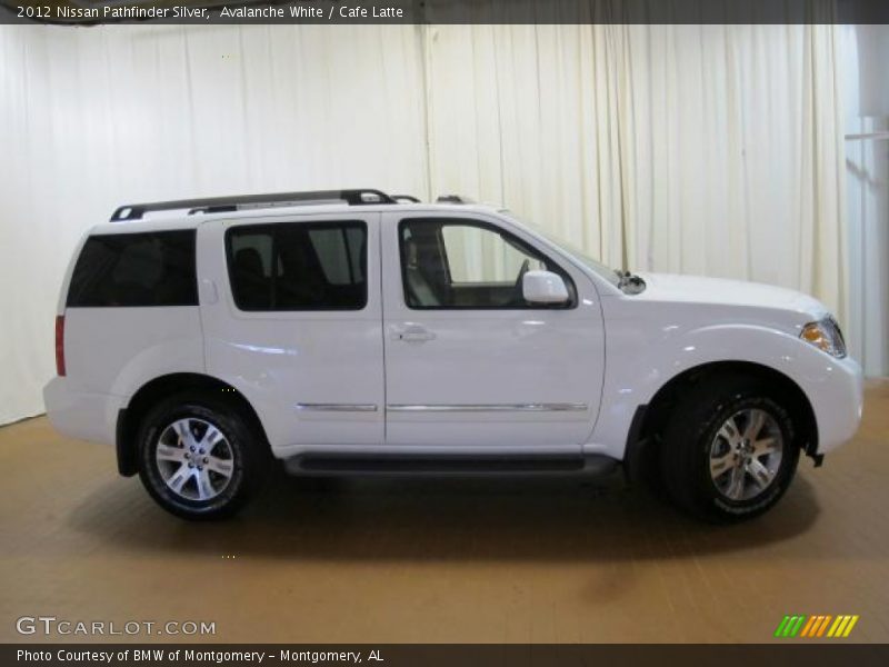 Avalanche White / Cafe Latte 2012 Nissan Pathfinder Silver
