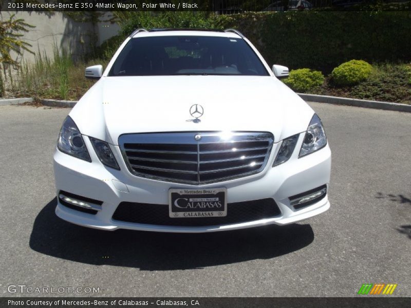 Polar White / Black 2013 Mercedes-Benz E 350 4Matic Wagon