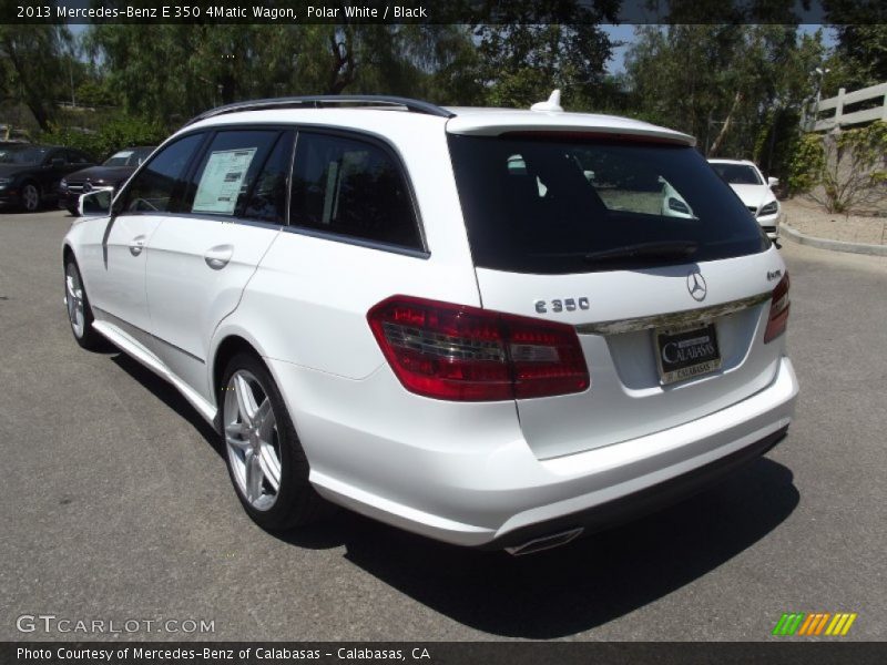 Polar White / Black 2013 Mercedes-Benz E 350 4Matic Wagon