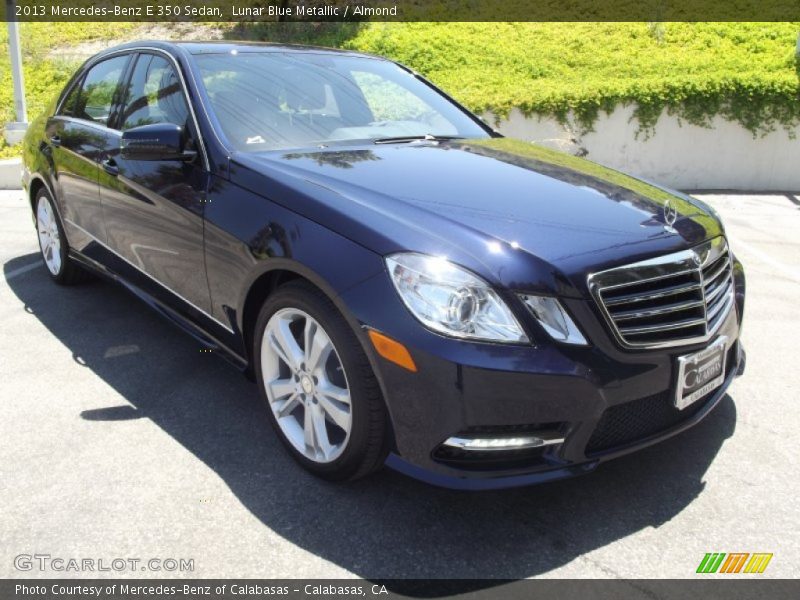 Lunar Blue Metallic / Almond 2013 Mercedes-Benz E 350 Sedan