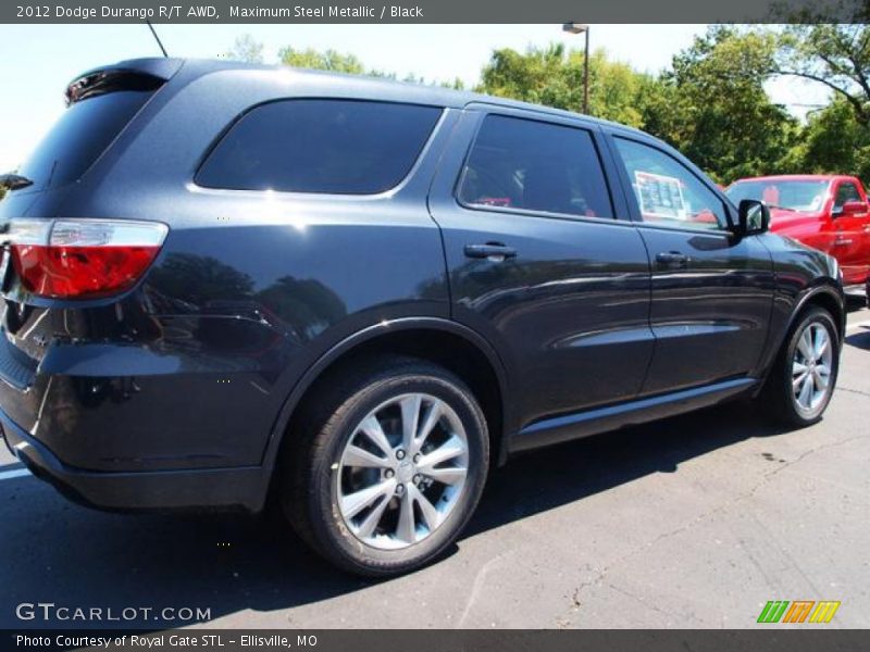 Maximum Steel Metallic / Black 2012 Dodge Durango R/T AWD