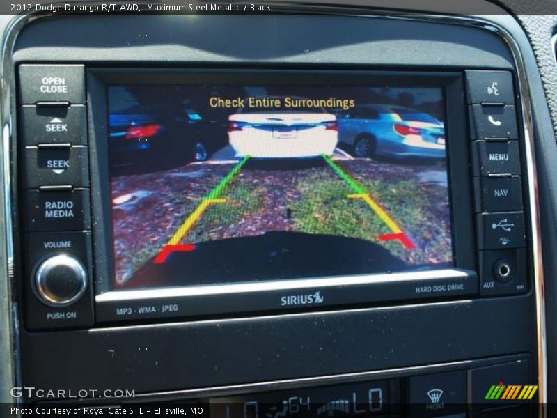Maximum Steel Metallic / Black 2012 Dodge Durango R/T AWD