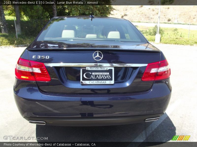 Lunar Blue Metallic / Almond 2013 Mercedes-Benz E 350 Sedan