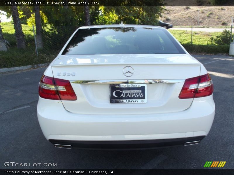 Polar White / Black 2013 Mercedes-Benz E 350 Sedan