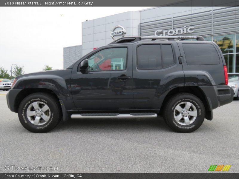 Night Armor Metallic / Gray 2010 Nissan Xterra S