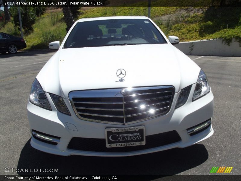 Polar White / Black 2013 Mercedes-Benz E 350 Sedan