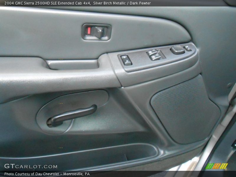 Silver Birch Metallic / Dark Pewter 2004 GMC Sierra 2500HD SLE Extended Cab 4x4