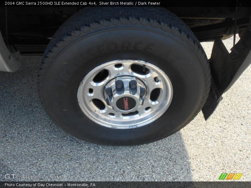 Silver Birch Metallic / Dark Pewter 2004 GMC Sierra 2500HD SLE Extended Cab 4x4