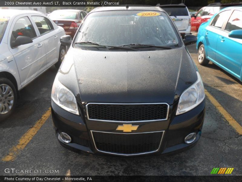 Black Granite Metallic / Charcoal 2009 Chevrolet Aveo Aveo5 LT
