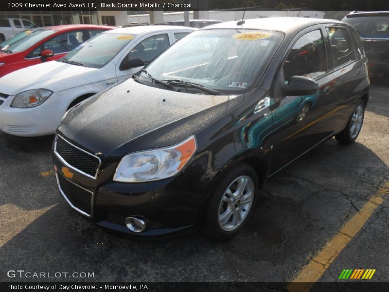 Black Granite Metallic / Charcoal 2009 Chevrolet Aveo Aveo5 LT