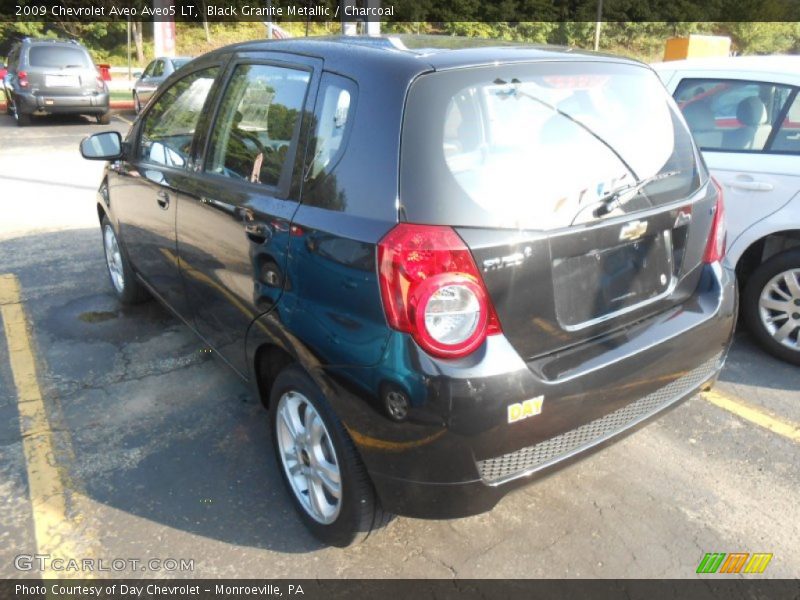 Black Granite Metallic / Charcoal 2009 Chevrolet Aveo Aveo5 LT