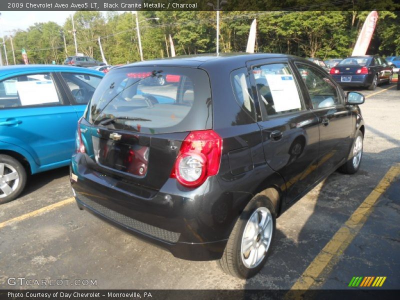 Black Granite Metallic / Charcoal 2009 Chevrolet Aveo Aveo5 LT