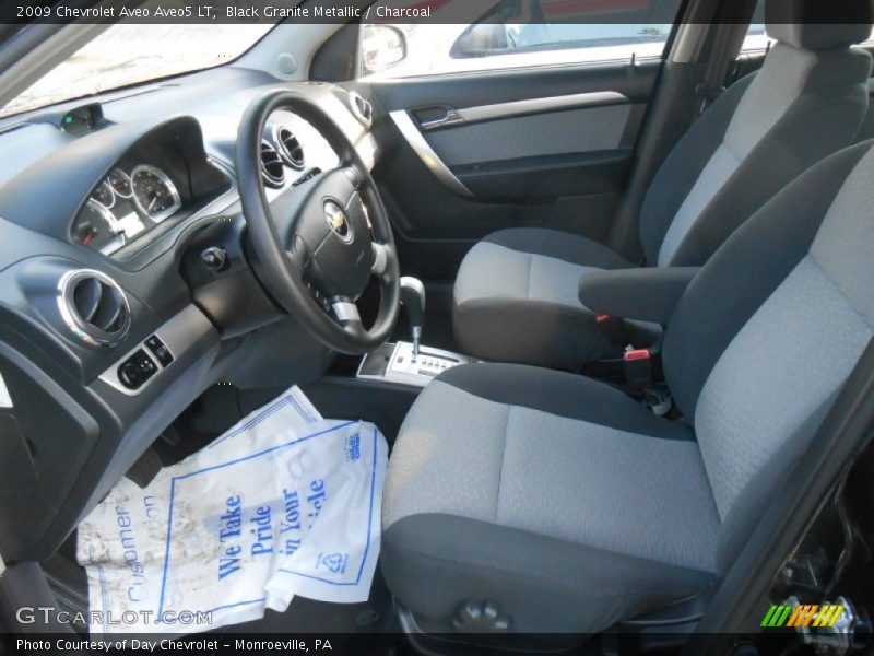 Black Granite Metallic / Charcoal 2009 Chevrolet Aveo Aveo5 LT
