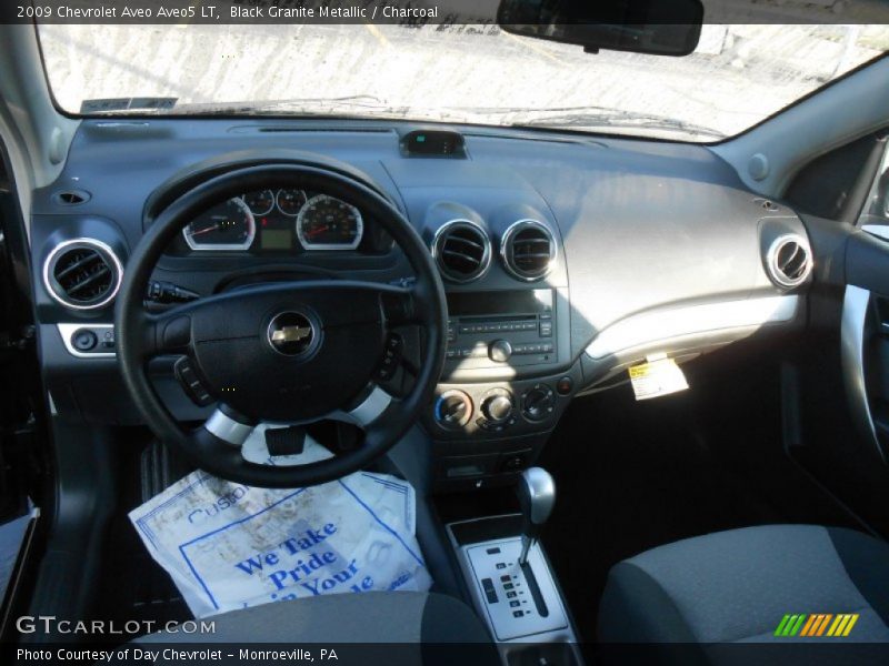 Black Granite Metallic / Charcoal 2009 Chevrolet Aveo Aveo5 LT