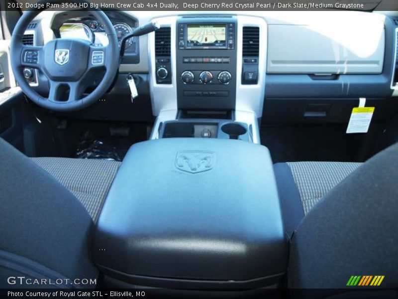 Deep Cherry Red Crystal Pearl / Dark Slate/Medium Graystone 2012 Dodge Ram 3500 HD Big Horn Crew Cab 4x4 Dually