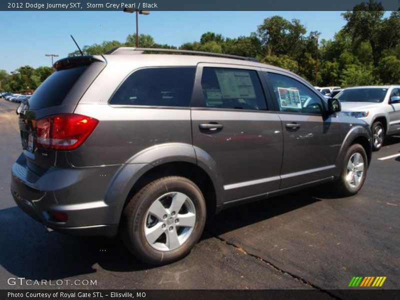Storm Grey Pearl / Black 2012 Dodge Journey SXT