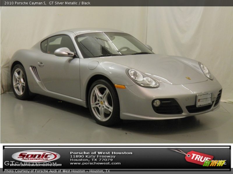GT Silver Metallic / Black 2010 Porsche Cayman S