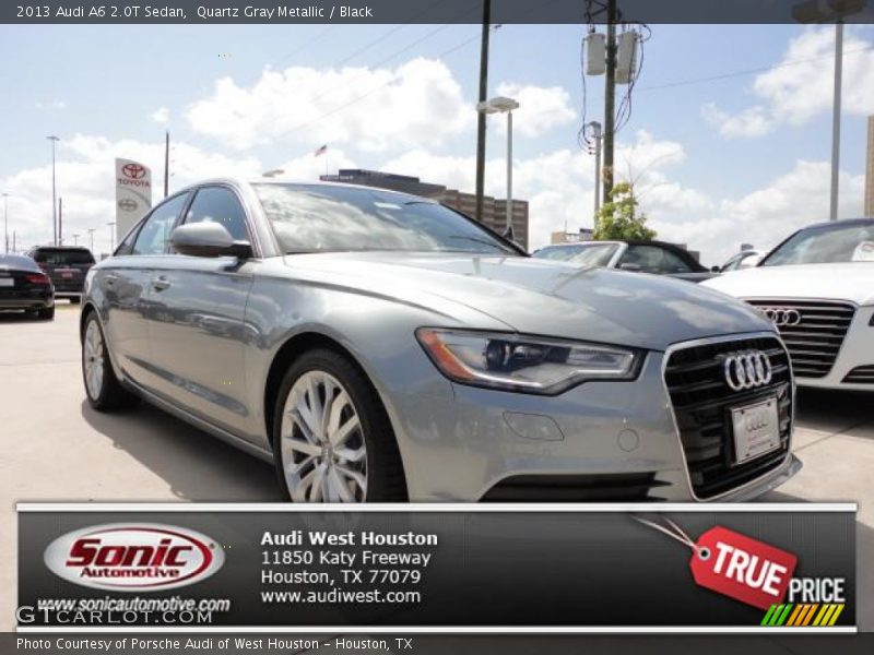 Quartz Gray Metallic / Black 2013 Audi A6 2.0T Sedan