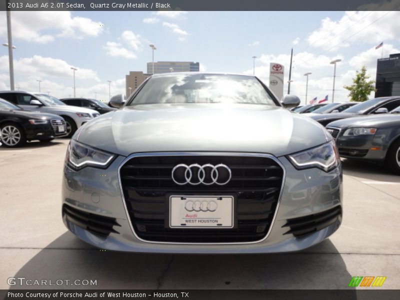 Quartz Gray Metallic / Black 2013 Audi A6 2.0T Sedan