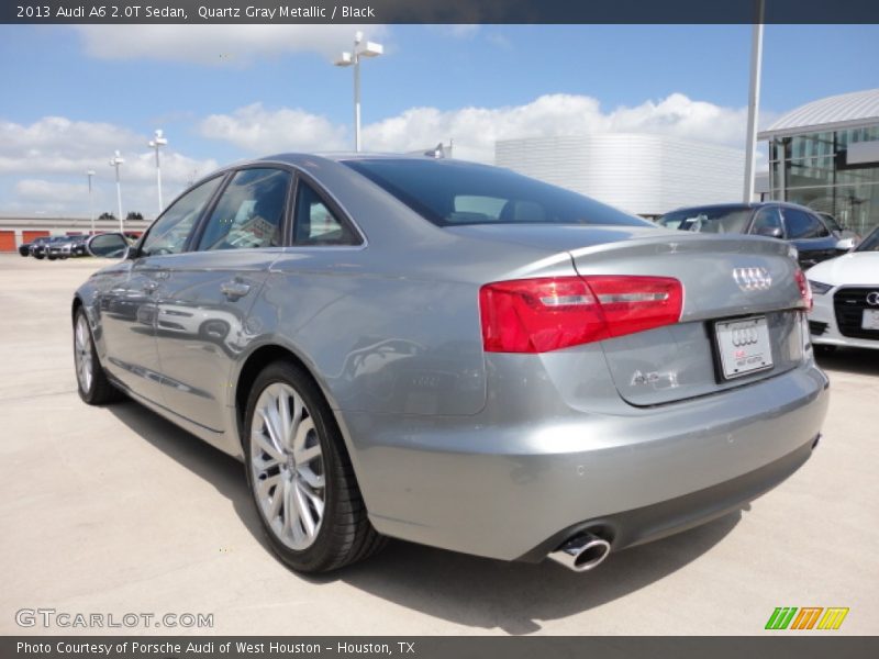 Quartz Gray Metallic / Black 2013 Audi A6 2.0T Sedan