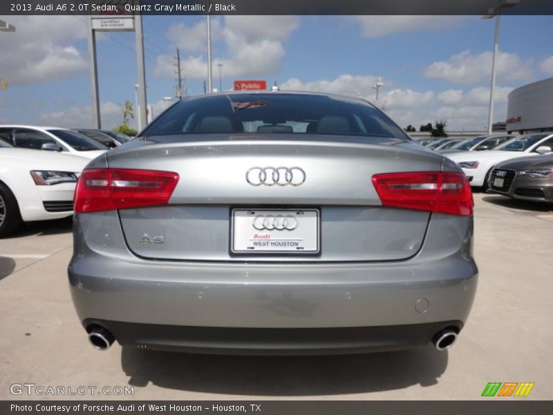 Quartz Gray Metallic / Black 2013 Audi A6 2.0T Sedan