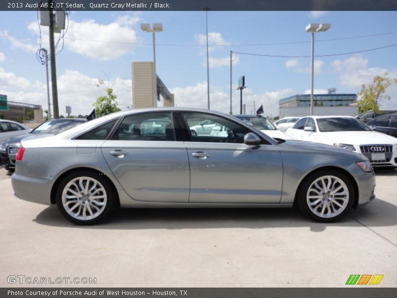 Quartz Gray Metallic / Black 2013 Audi A6 2.0T Sedan