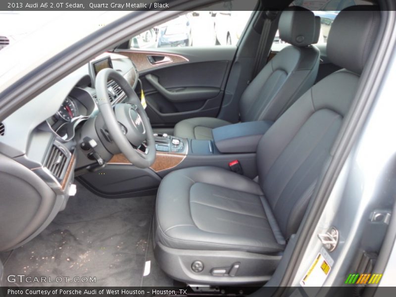 Quartz Gray Metallic / Black 2013 Audi A6 2.0T Sedan