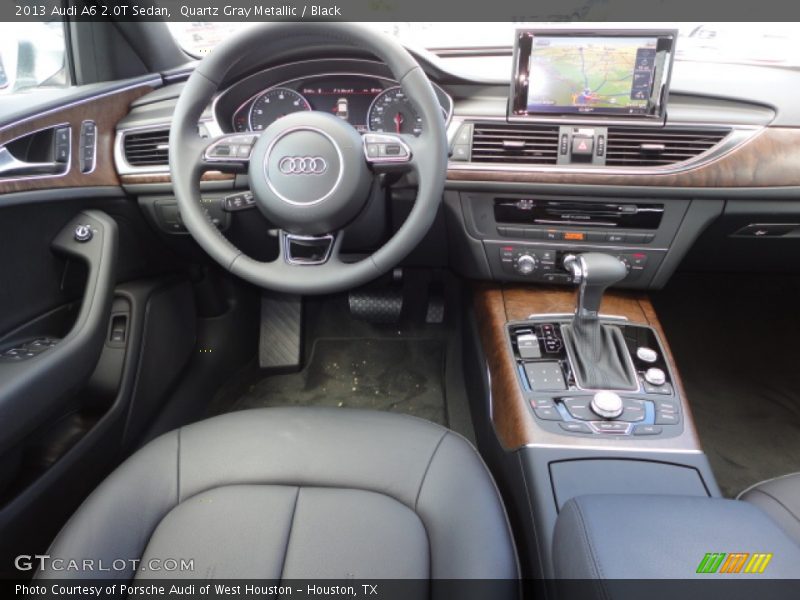 Quartz Gray Metallic / Black 2013 Audi A6 2.0T Sedan